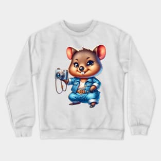 Snappy Quokka Photographer – Capture Moments in Style Tee Crewneck Sweatshirt